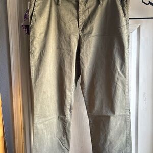 Nautica Olive Straight Leg Pants